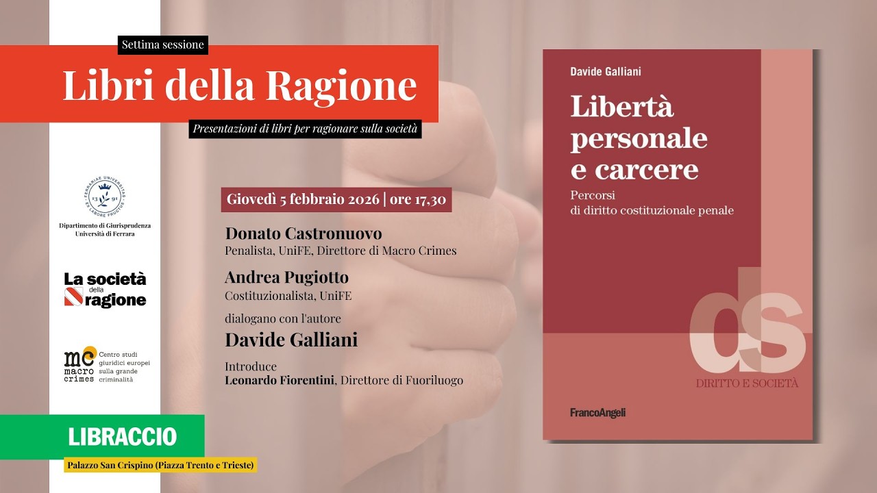 Libertà personale e carcere - Percorsi di diritto costituzionale penale