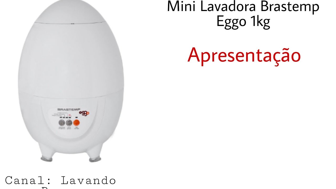 Mini Lavadora Brastemp Eggo 1kg