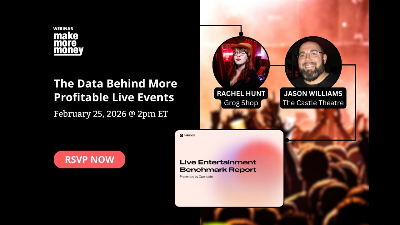 The Data Behind More Profitable Live Events