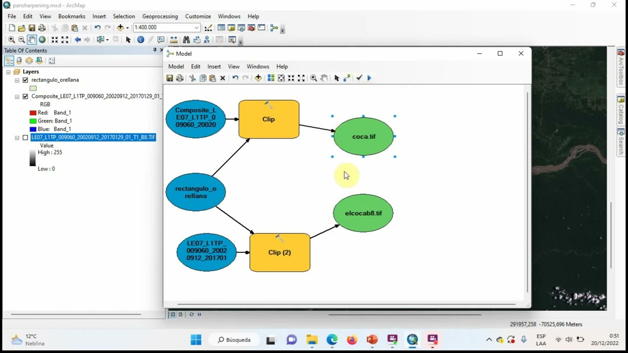 Pansharpening con ArcGIS