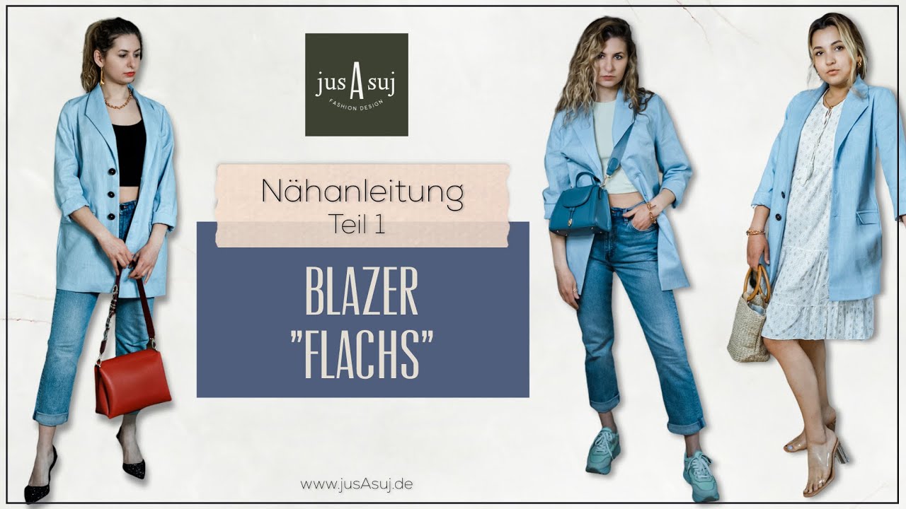 Blazer „Flachs": Teil 1 - Zuschnitt