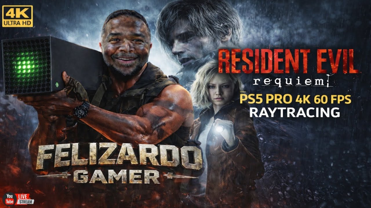RESIDENT EVIL REQIEM - VENHAM TOMAR SPOILER LINDÍSSIMO EM 4K 60FPS!!