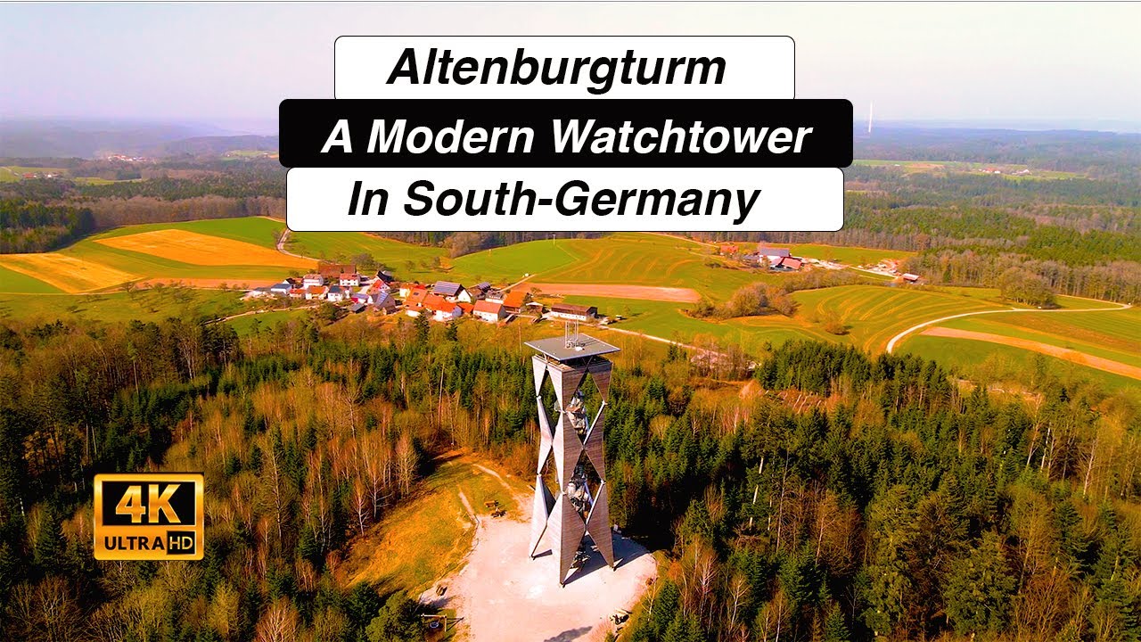 Altenbergturm / Altenberg Tower / Schw&auml;bisch Hall / Baden-W&uuml;rttemberg / South-Germany in 4K UHD