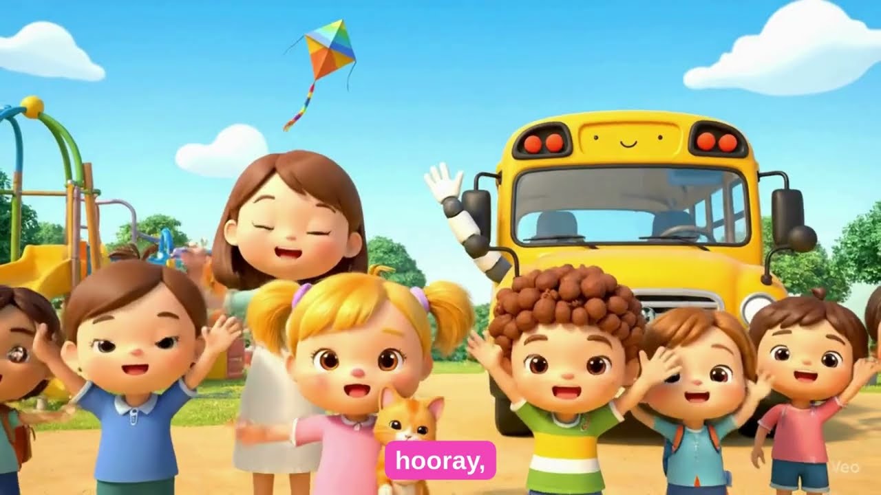 ✨ My School Song for Kids 👩‍🏫 | Fun Learning Nursery Rhyme | Bubble Tunes