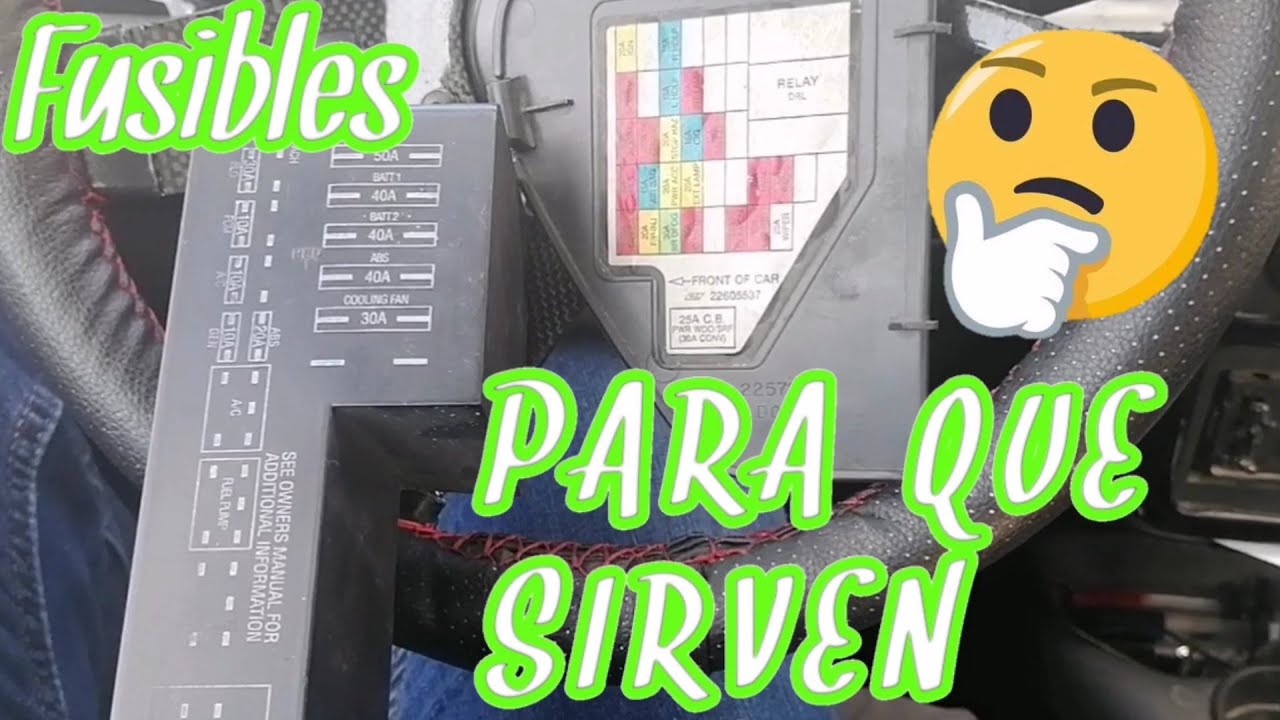 Fusibles para que sirven // fusible bomba de gasolina // fusible ventilador // relevadores
