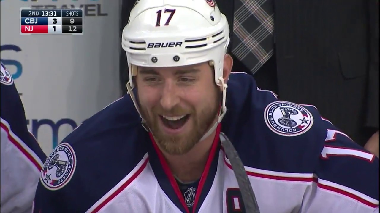 After some confusion, Dubinsky scores Blue Jackets' second penalty shot of game