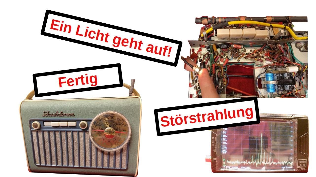 [234]  TINY SA ULTRA Störstrahlung prüfen - Schaub Lorenz Weekend 57u  Teil7