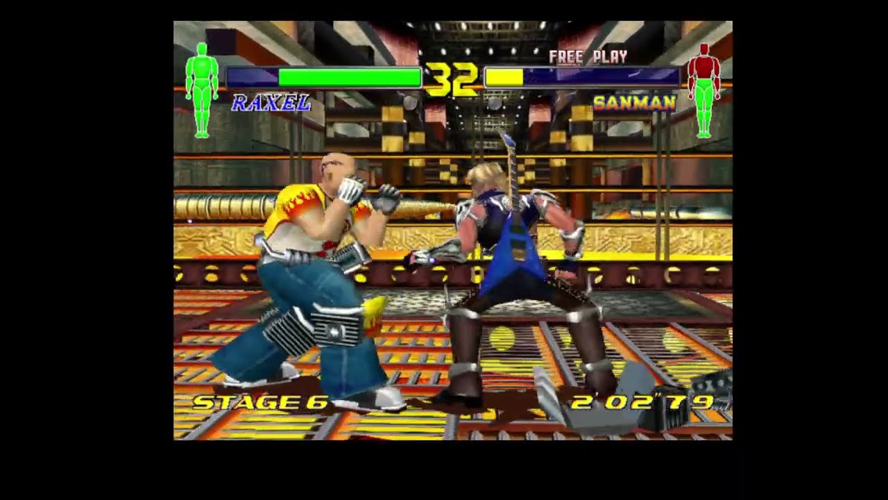FIghting Vipers 2 Raxel Arcade Mode Very Hard