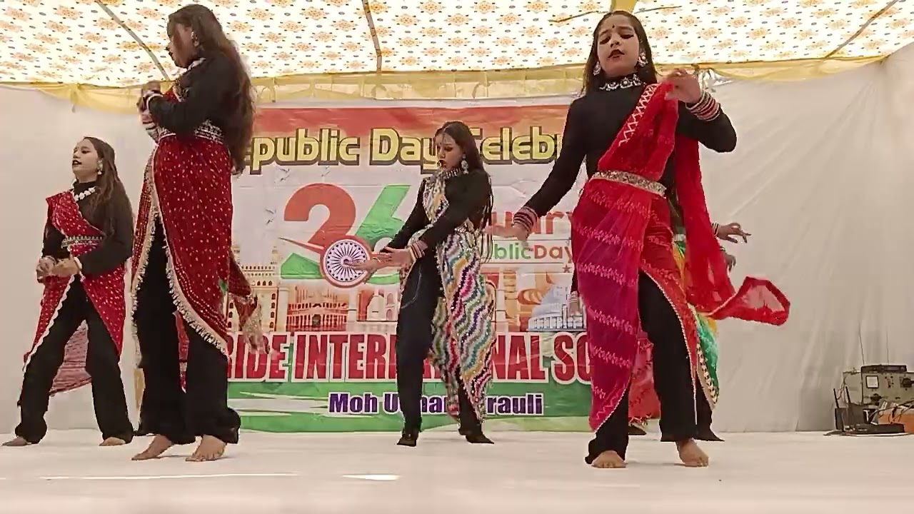 Abke baras girls group dance performance 