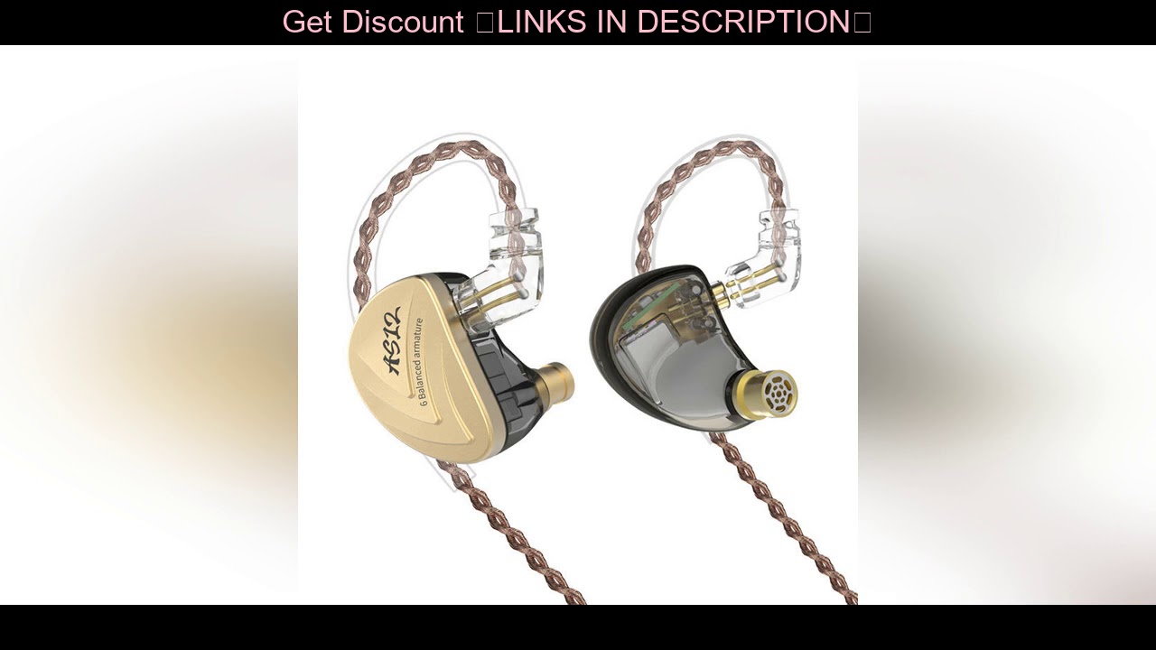 ✅ Review KZ AS12 12BA Balanced Armature Drives HIFI Bass Earphone Metal Monitor Level 3.5mm Wired H
