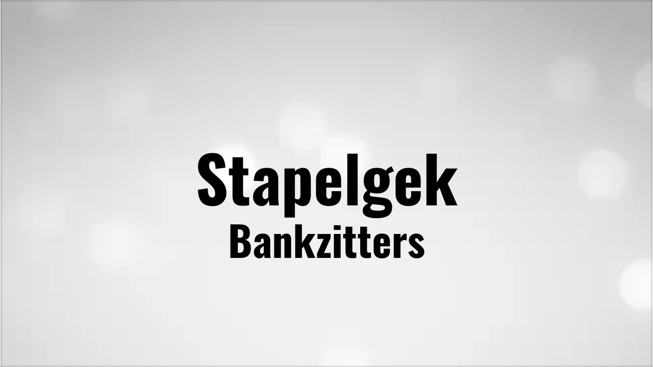 Bankzitters - Stapelgek - Lyrics