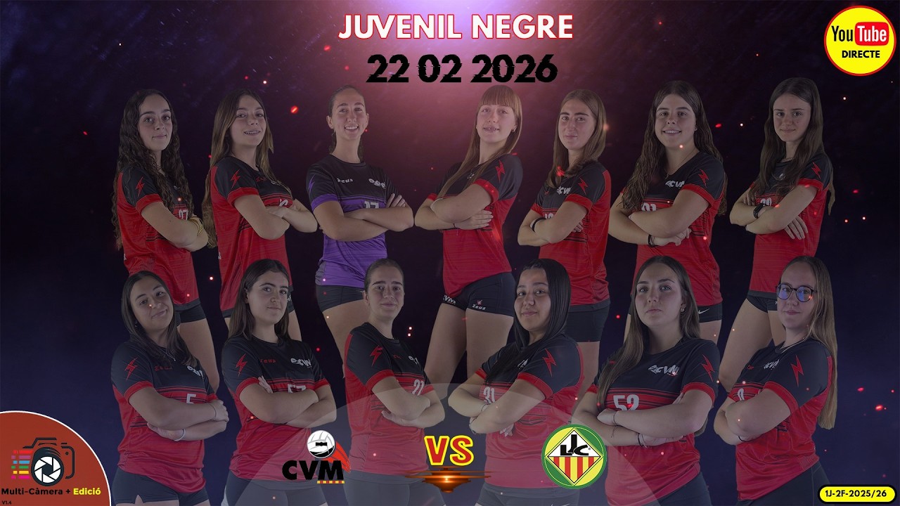 Club Volei Molins Negre VS  Club Joventut Les Corts Blanc -- Juvenill --