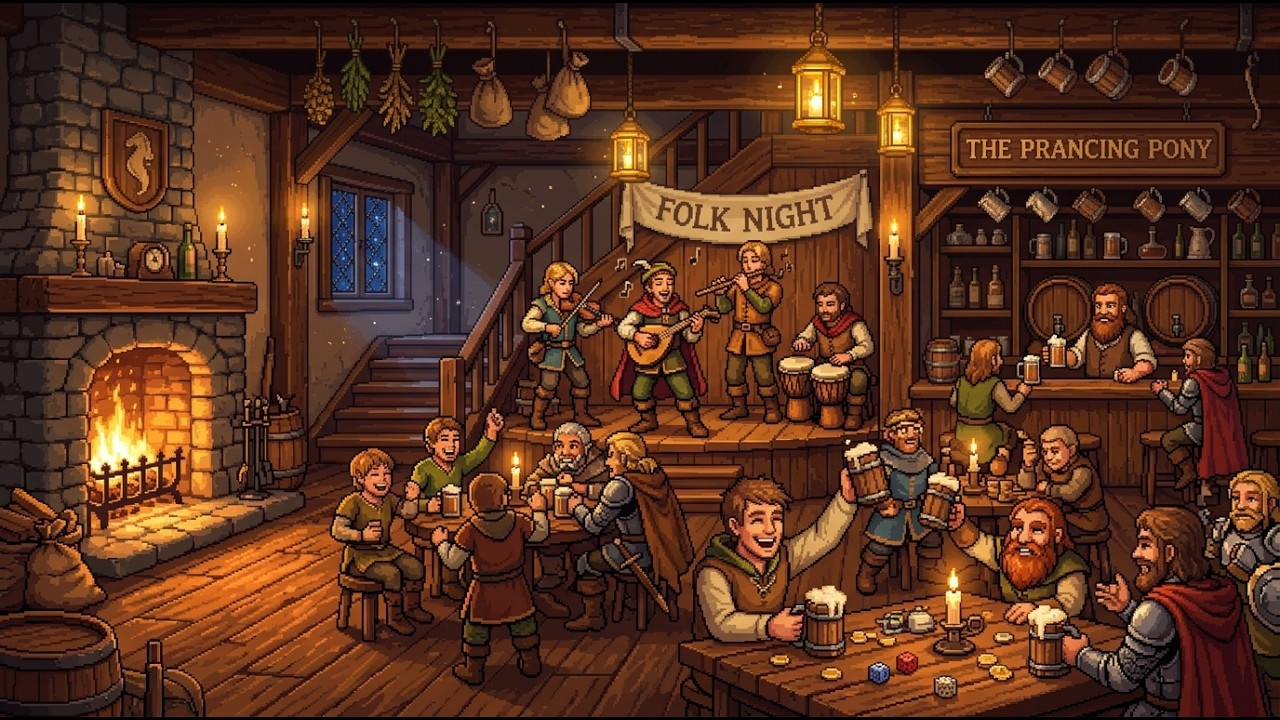 Medieval Tavern Music for Relaxing | Ancient Kingdom Sounds