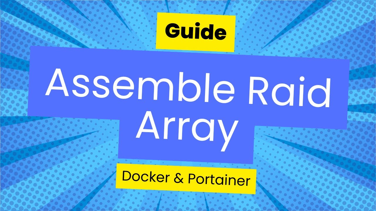 Back up and Assemble MDADM Raid Array