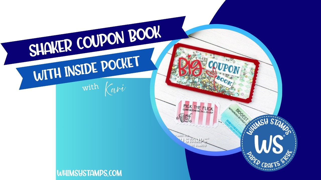 Big Coupon Shaker Book with Inside Pocket