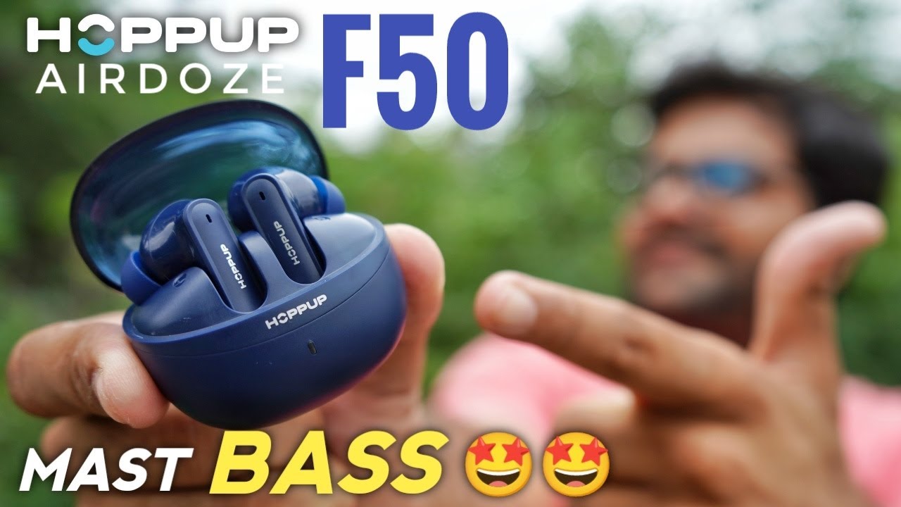 HOPPUP AirDoze F50 Earbuds with Powerful BASS & Perfect GAMING 🔥🔥 Heavy Testing ⚡⚡