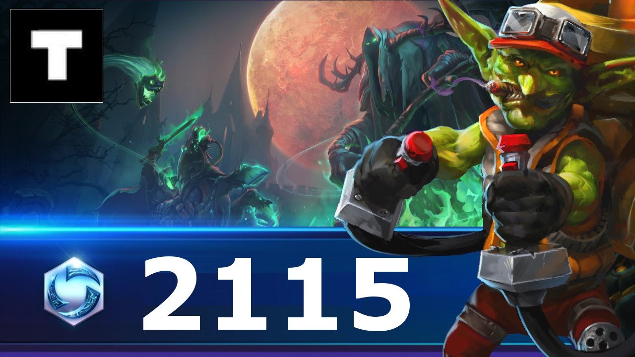 Heroes of the Storm 2115 MVP Газлоу -  Башни Рока! Геймплей