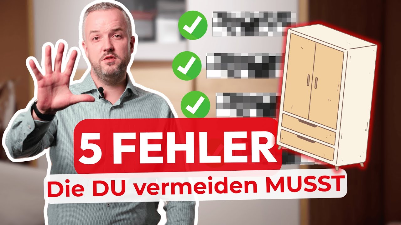 🚪 Schrank kaufen? Diese 5 Fehler vermeiden!