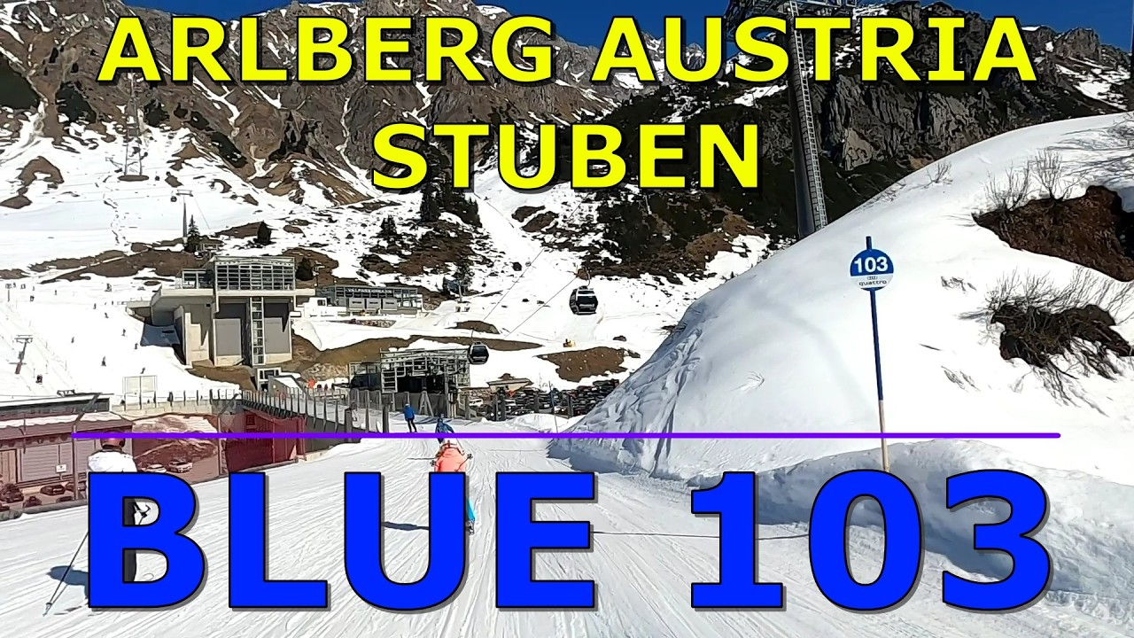 Stuben Austria Skiing ❄️ | Blue 103 Arlberg | 📸 GoPro HD POV Sunny Day March 2025