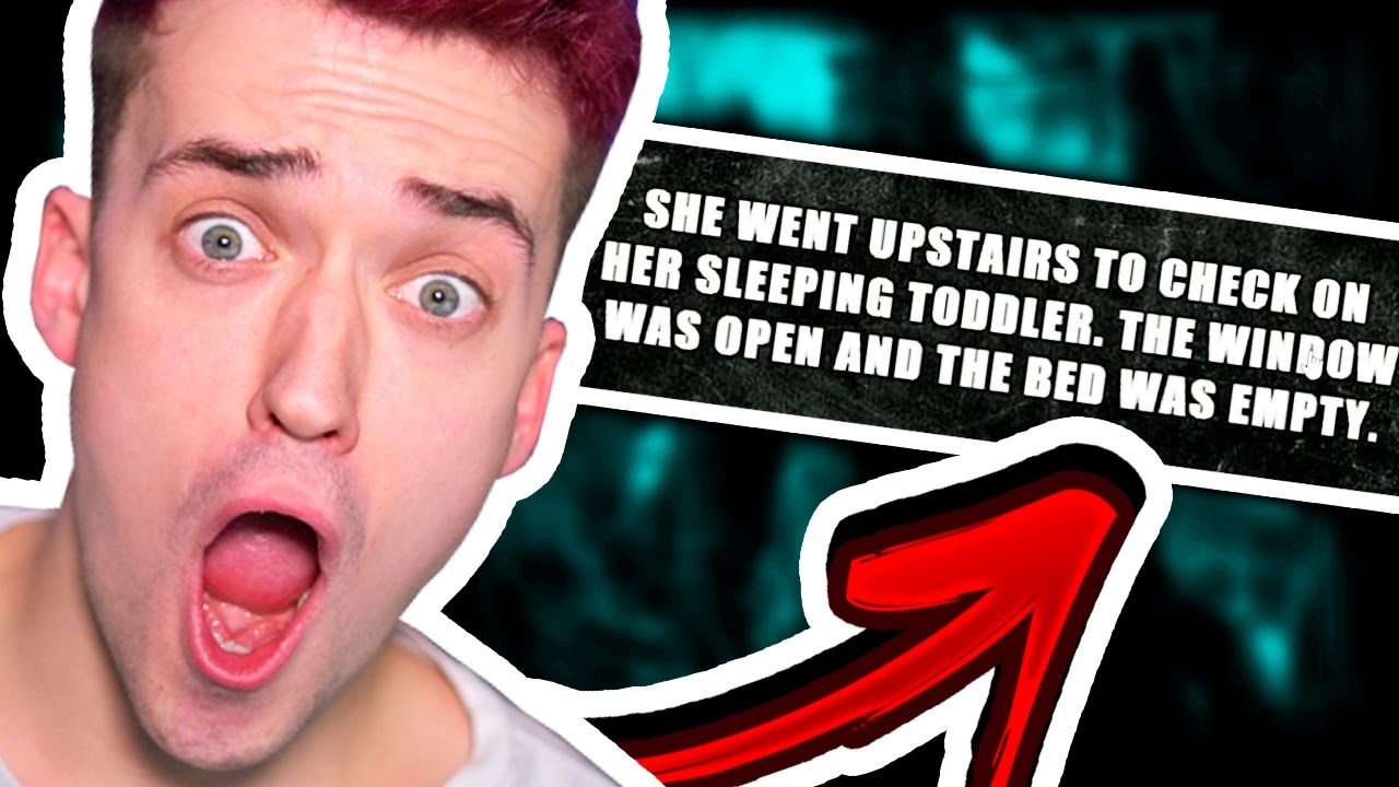 REACTING TO SCARY 2 LINE HORROR STORIES!!!