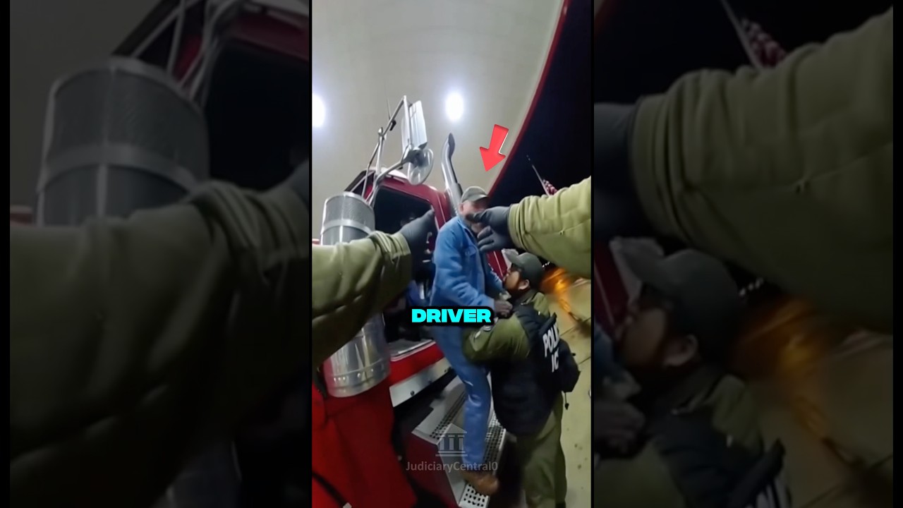 ICE Pulled a U.S. Truck Driver From His Truck