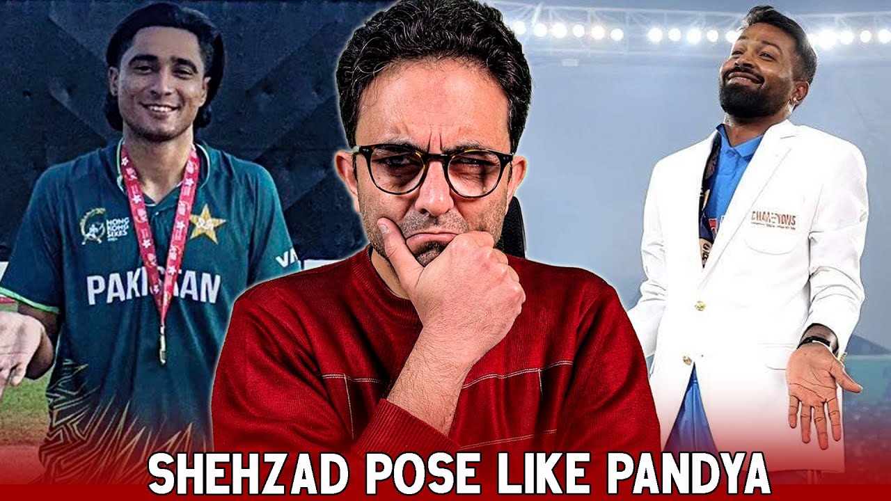 Muhammad Shahzad pulls off Hardik Pandya&rsquo;s celebration after clinching the Hong Kong Sixes title!