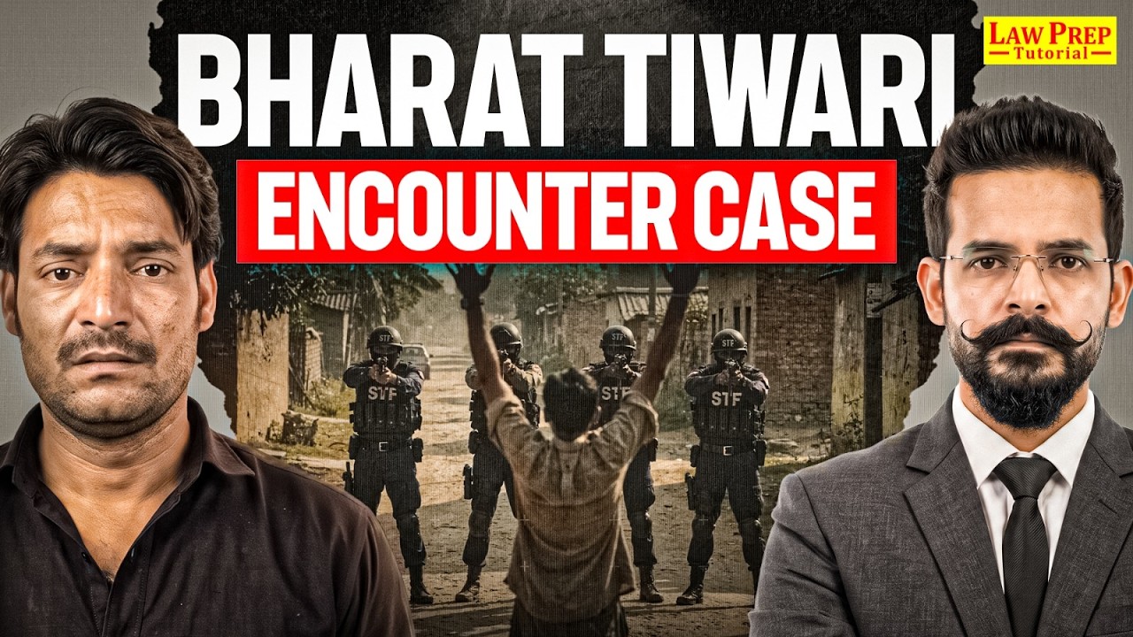 Bharat Tiwari Encounter Case | Judicial Inquiry Ordered | Legal Current Affairs for CLAT 2027