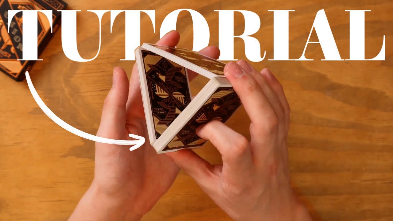 Урок по кардистри с демонстрацией треугольников для начинающих!