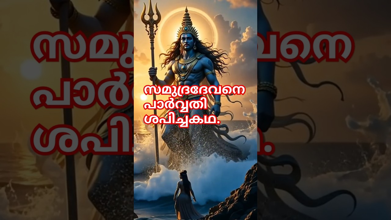സമുദ്രദേവനെ, പാർവ്വതി ശപിച്ച കഥ./#shorts #youtubeshorts #parati