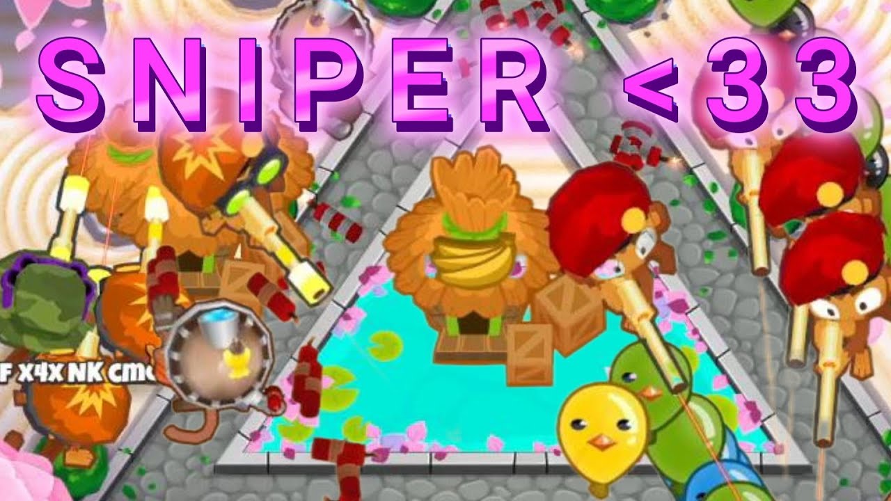 Winning all Games in Hall of Masters with Sniper & Super Monkey | BTD Battles 2