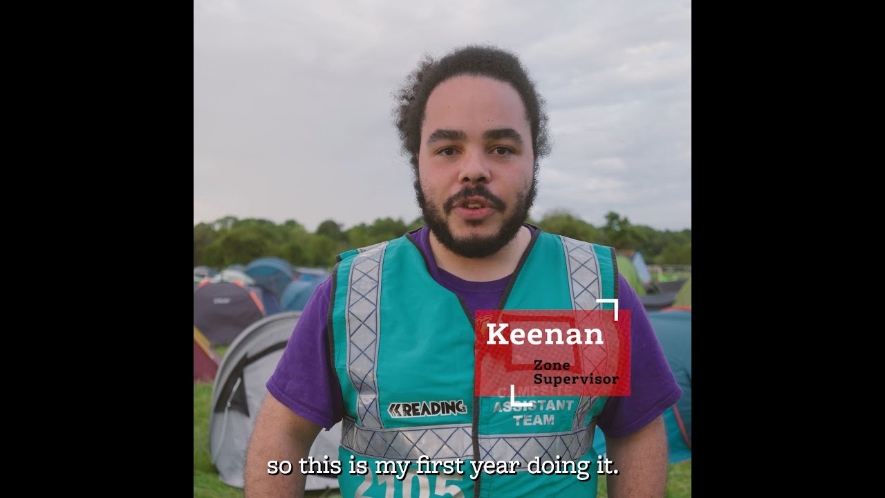 Keenan a Zone Supervisor working at Reading Festival with Hotbox Events #festival #readingfestival