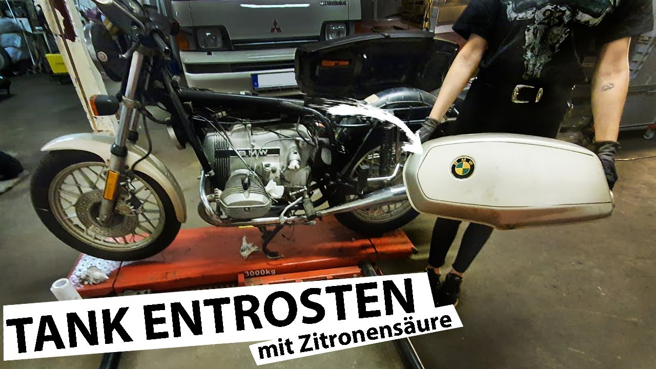 BMW R45 Motorrad Tank selber entrosten?