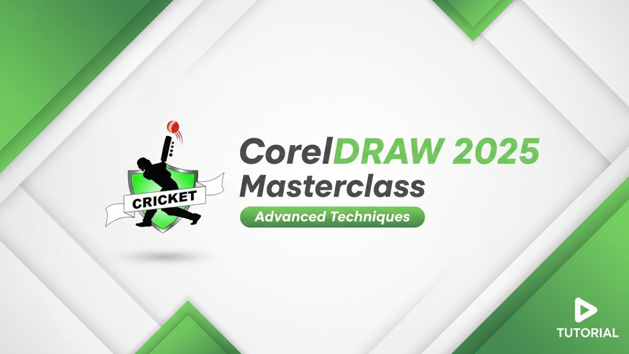 CorelDRAW 2025 - Logo Design Tutorial for Beginners with New Features