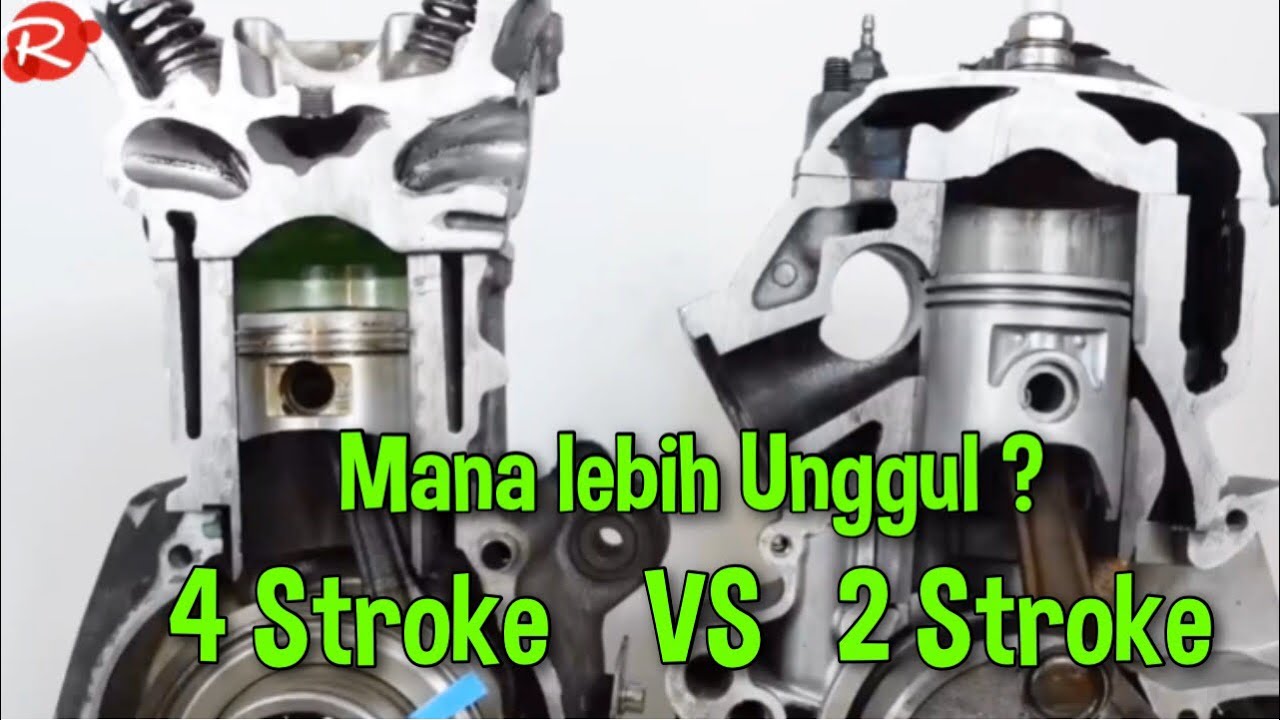 Mesin 4 Tak VS Mesin 2 Tak #rayhanmotorpku #4tak #2tak