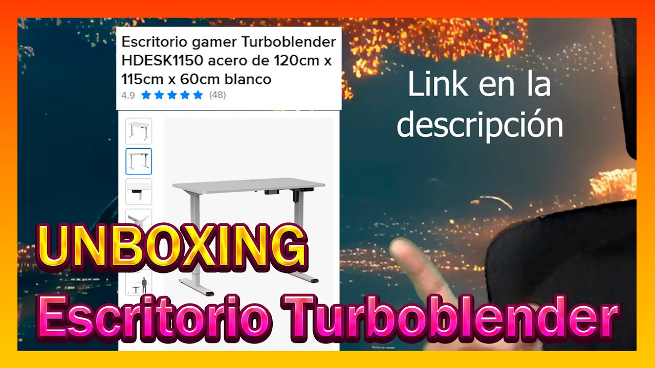 Unboxing y armado de Escritorio Smart Desk Turboblender HDESK1150