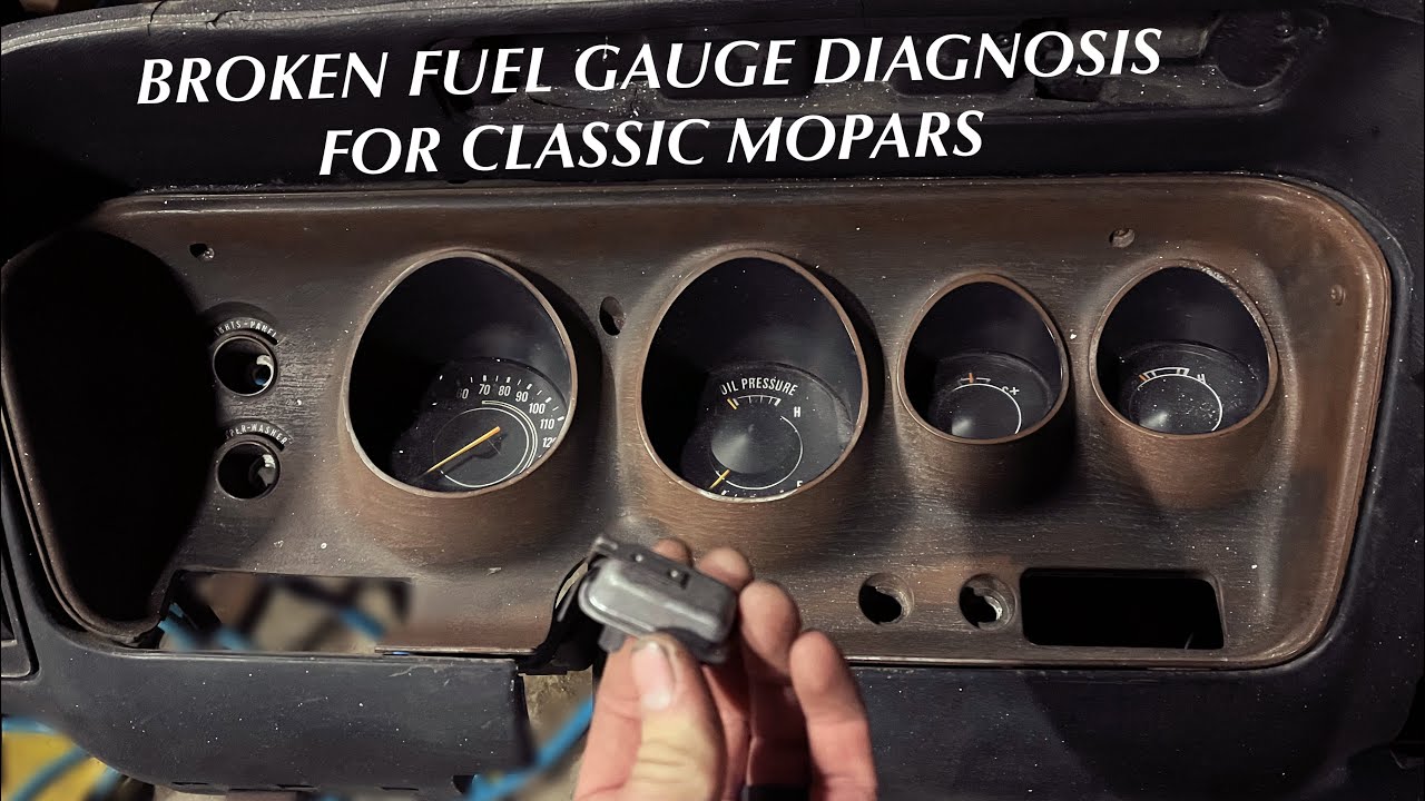 Classic Mopar Fuel Gauge Problems (And Gauge Voltage Limiter Info)