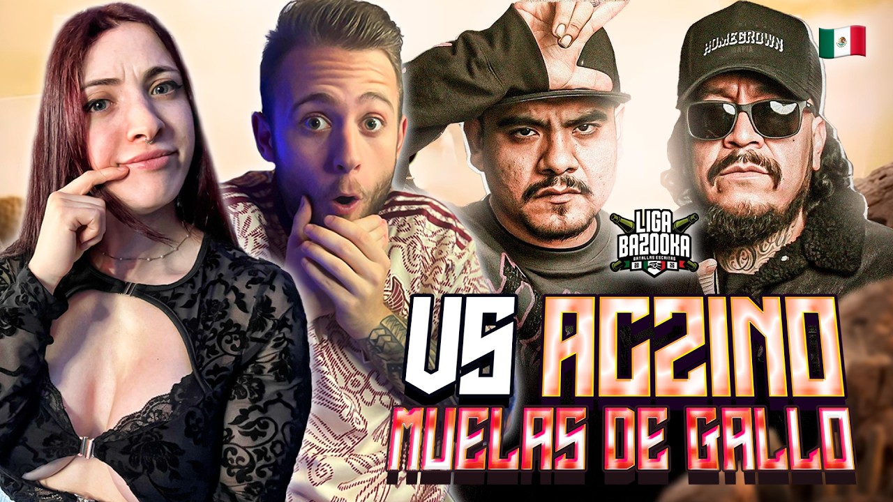 ESPAÑOLES REACCIONAN a ACZINO vs MUELAS de GALLO | LIGA BAZOOKA | LA MEJOR BATALLA de la HISTORIA