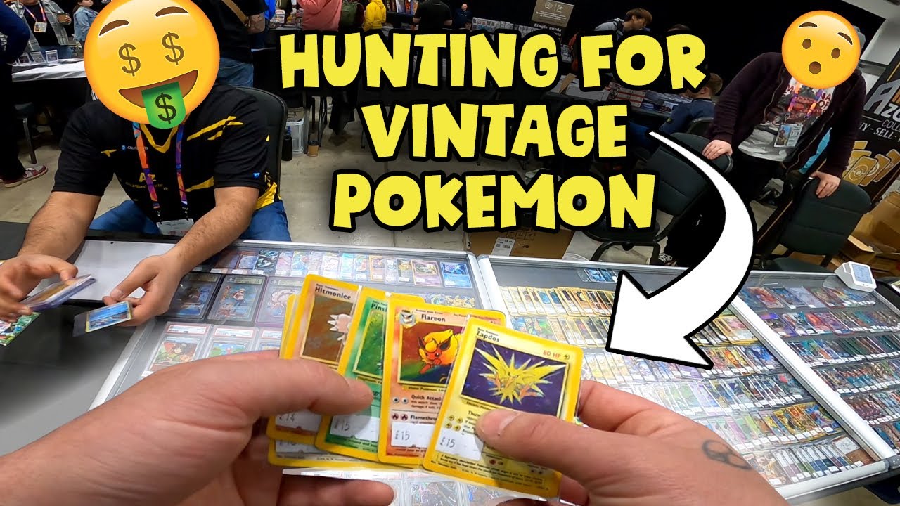 Hunting For Vintage Pokemon At My FIRST Ever Card Show!