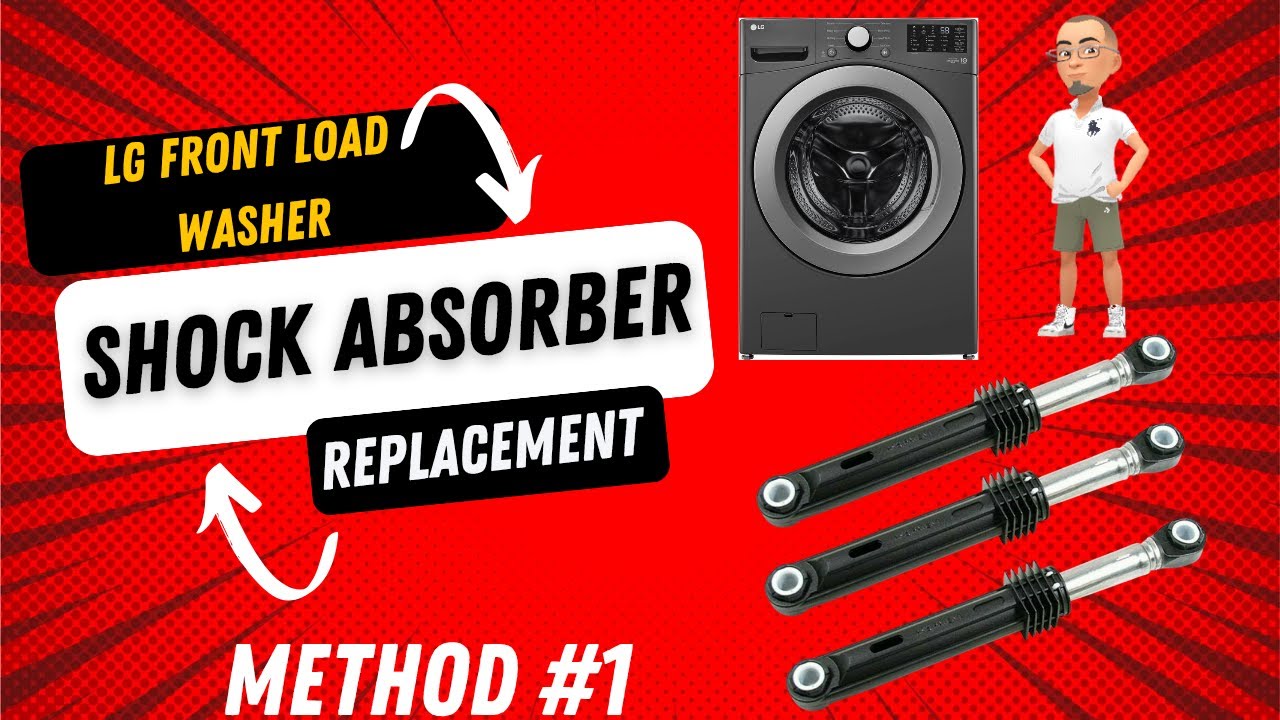 LG Washer Shock Absorber Replacement For Front Loaders. Step By Step Guide!!!