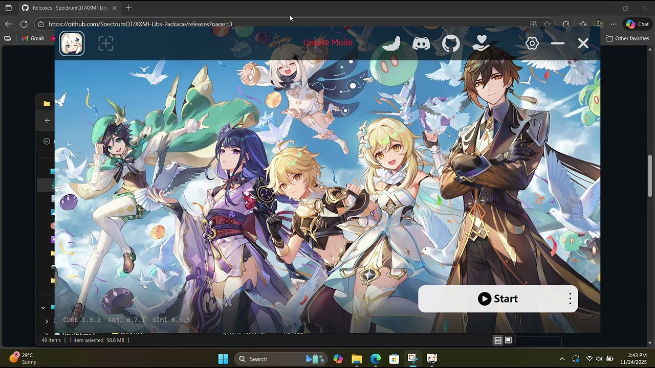 How to fix xxmi illegal tool detected error and configure it to run with reshade ( Read description)