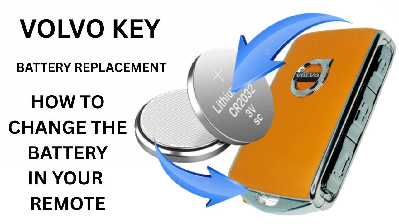 VOLVO KEY REMOTE KEY CARD  BATTERY - HOW TO CHANGE THE BATTERY REPLACE - SWAP.