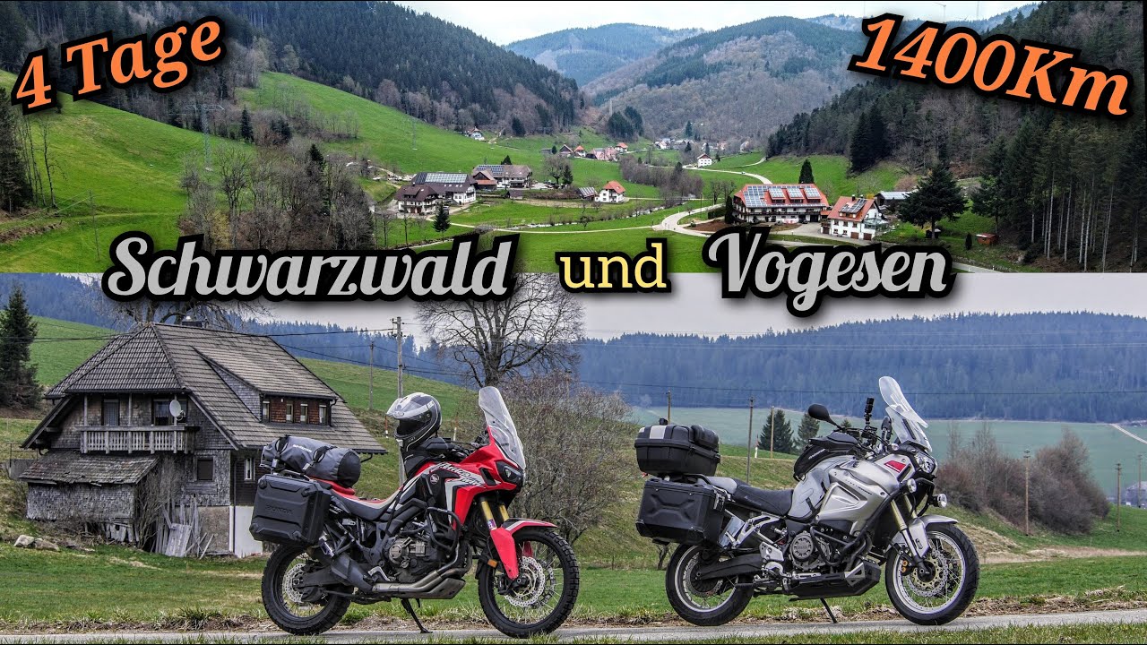 Schwarzwald und Vogesen. 4 Tage, 2 Länder, 1400Km!