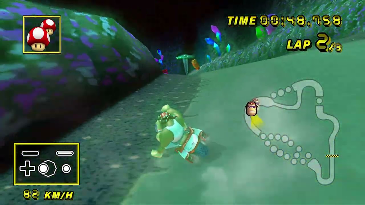 【MKW WR】 Mushroom Gorge (No SC) - 1:35.242 - Alperen