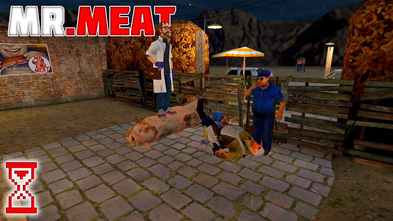 Эксперимент: все Персонажи игры у калитки | Mr. Meat