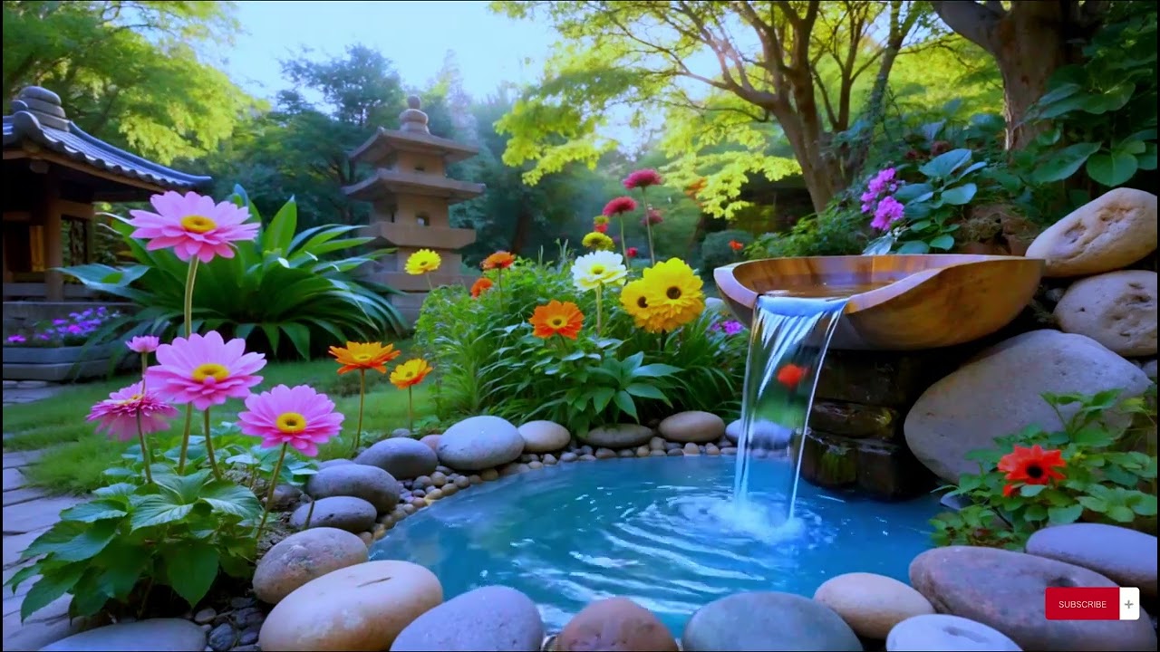 Calming Music & Natural Water Sounds 🌿 Reduce Anxiety, Sleep Better