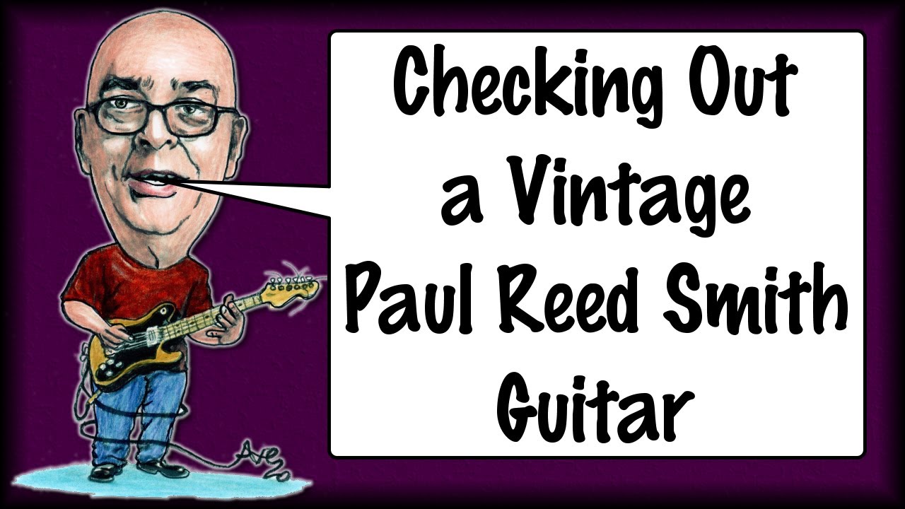 Осматриваем винтажную гитару Paul Reed Smith.