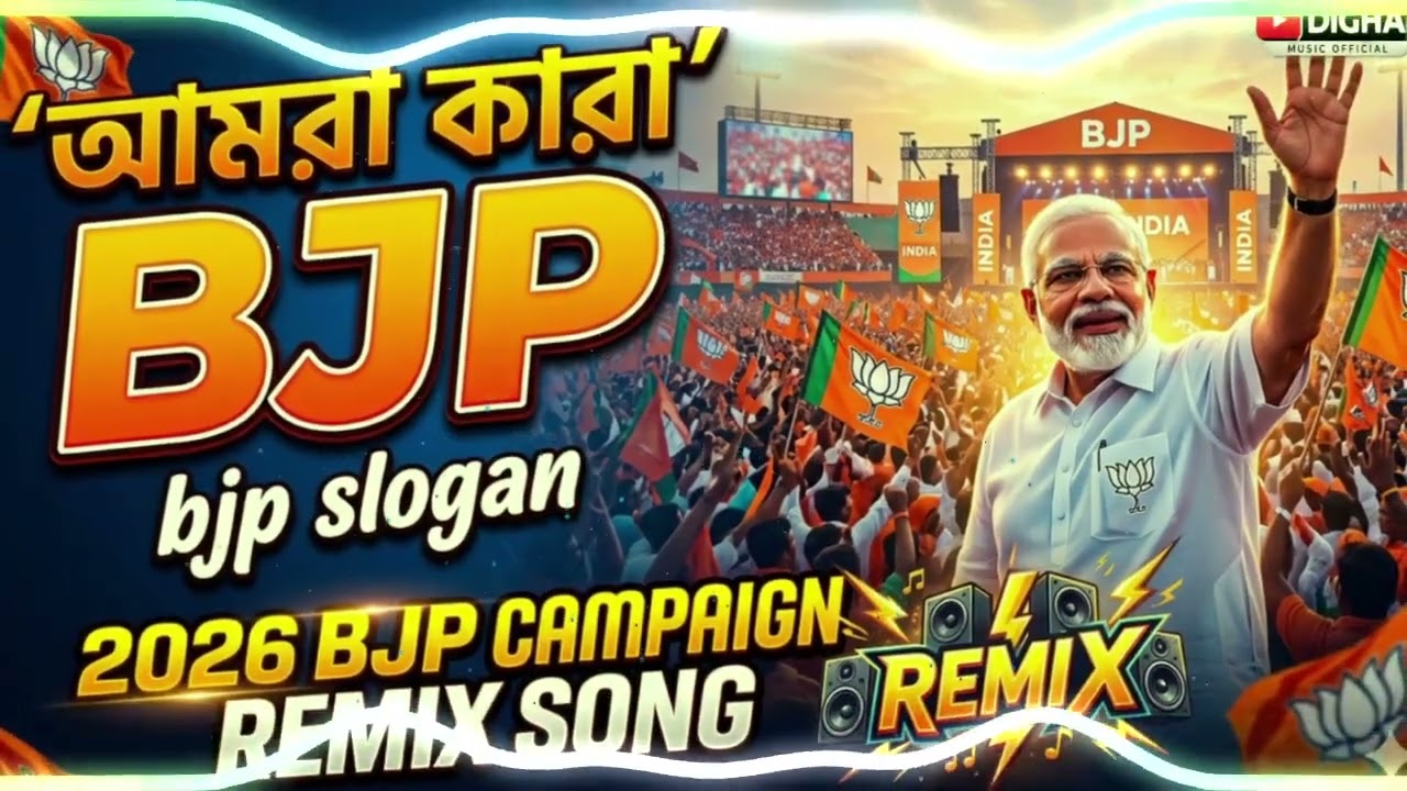 আমরা কারা BJP | BJP Slogan | 2026 BJP Cappaign Remix Song | Digha Music 🎵🎶