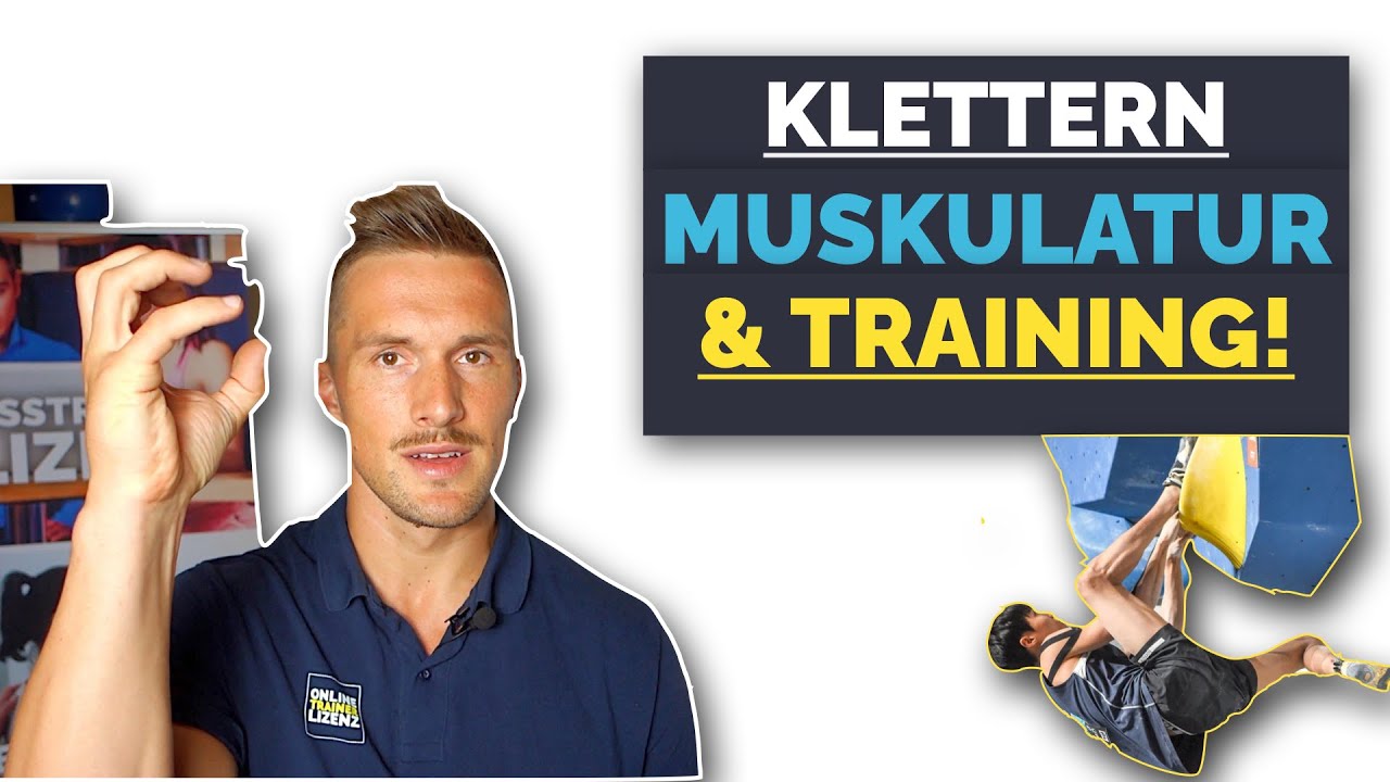 DIESE Muskeln brauchst du f&uuml;rs KLETTERN! + &Uuml;bungen f&uuml;r dein Krafttraining