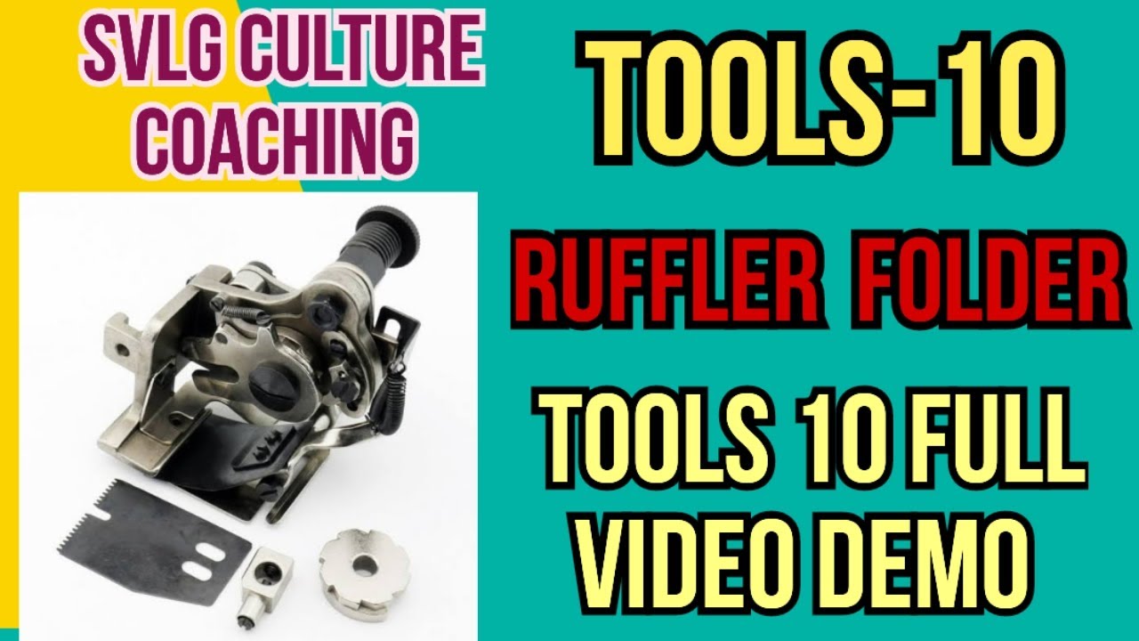 Ruffler Attachment for Industrial Lockstitch Sewing Machine | सिलाई मशीन के लिए रफलेर अटैचमेंट