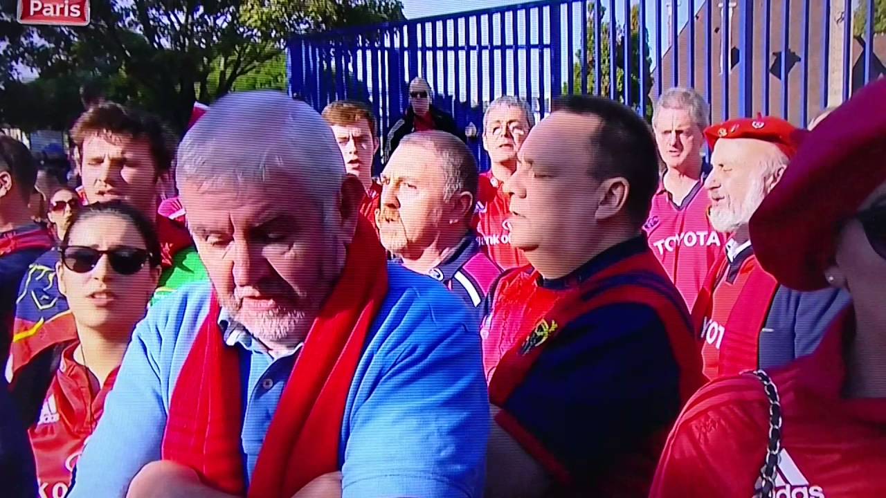 Anthony Foley Tribute Paris Fields Of Athenry